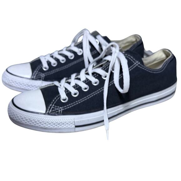 Converse Other - Converse Low Top Sneakers Lace Up Mens Size 9 Black